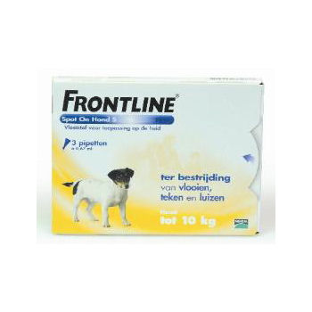 Frontline Spot On Dog S (2-10KG) 3+1 Pipetten